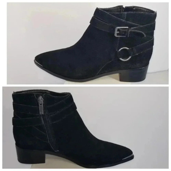Marc Fisher booties a block heel and point toe - Picture 1 of 8